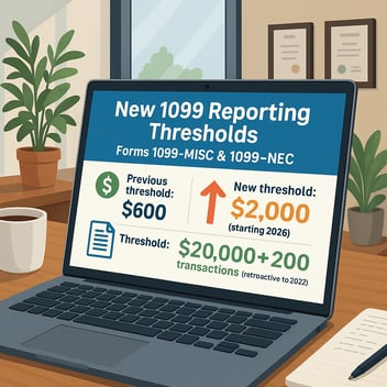 Form 1099 Reporting Updates: Key Threshold Changes for 2025 and Beyond